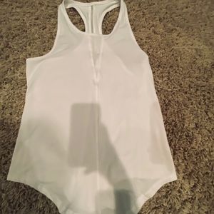 Zyia White effortless tank-long